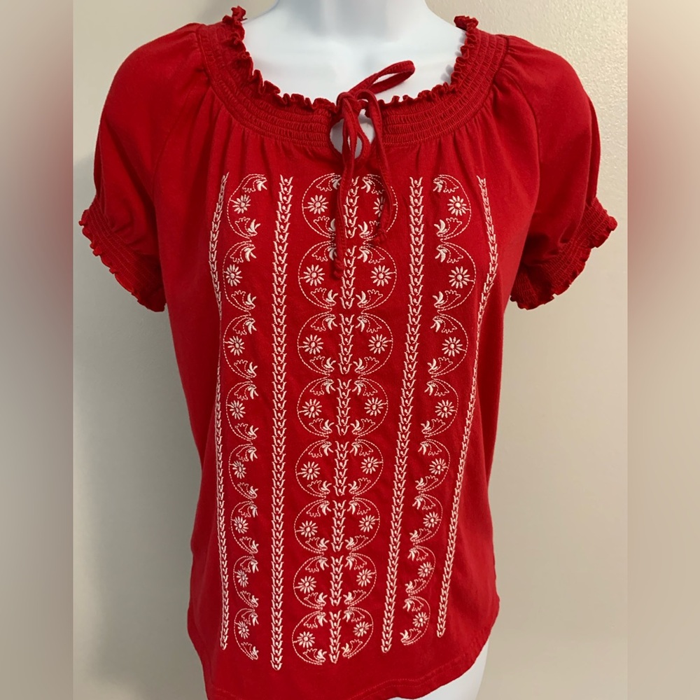 Katie’s Kloset Embroidered Top